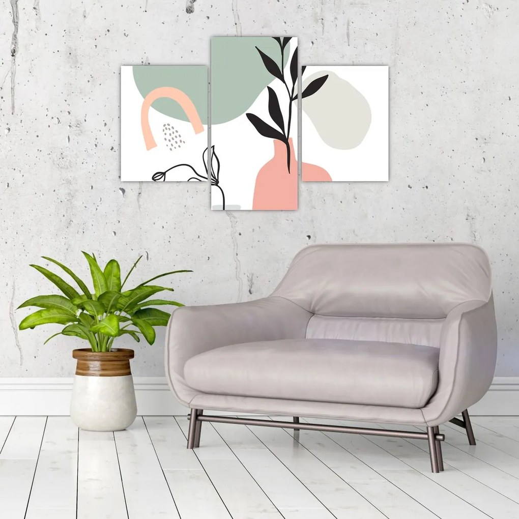 Kép - Virágok vázában N⁰3 (90x60 cm)