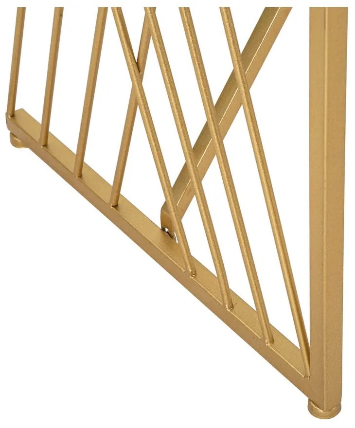 Aranyszínű konzolasztal 40x120 cm Easy – Mauro Ferretti