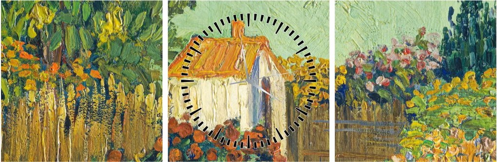 Kép - Imitator of Vincent van Gogh, Landscape, reprodukciók (órával) (90x30 cm)