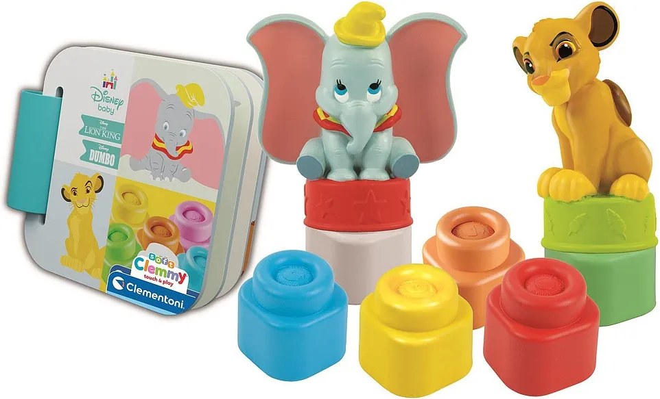 Disney Classics Clemmy építőkocka szett könyvvel Clementoni