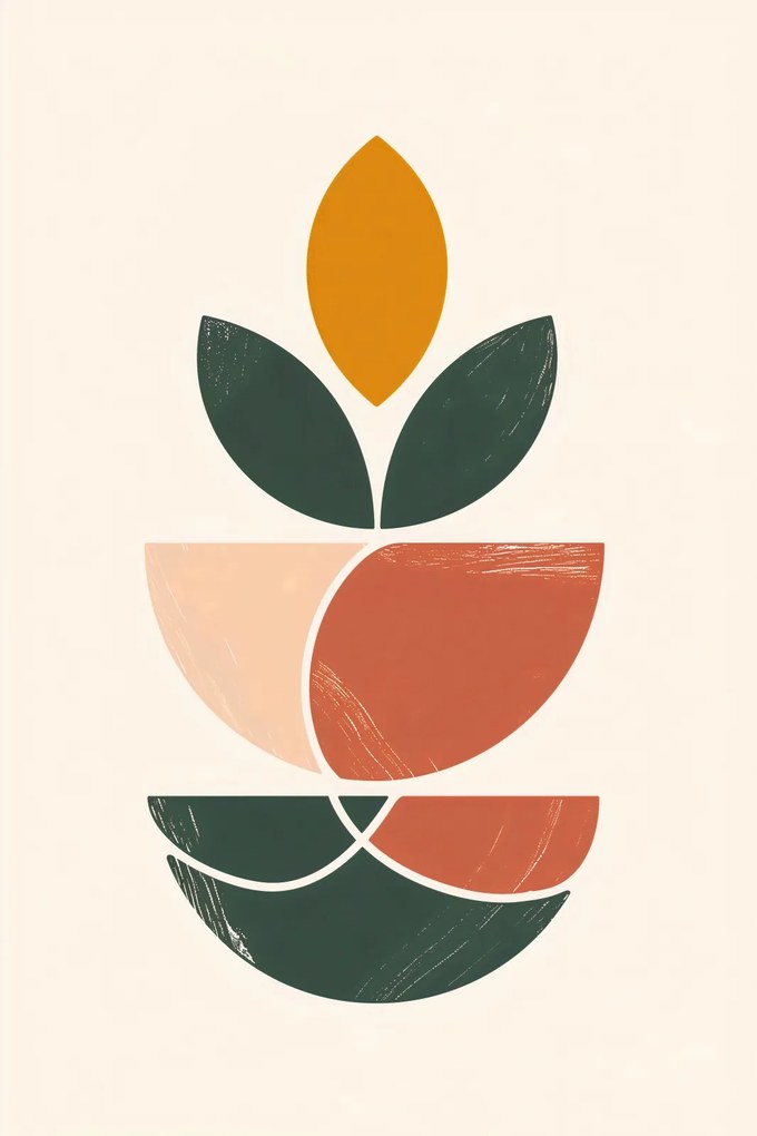 Poszterek nappaliba boho modern 30x45cm Fenntartható növekedés