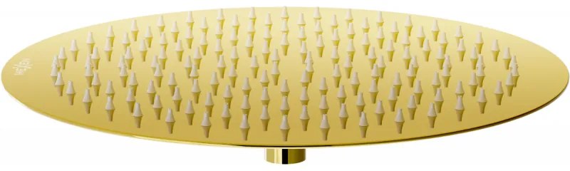 Mexen rozsdamentes acél zuhanyfej kerek 30 cm, arany, 79230-50