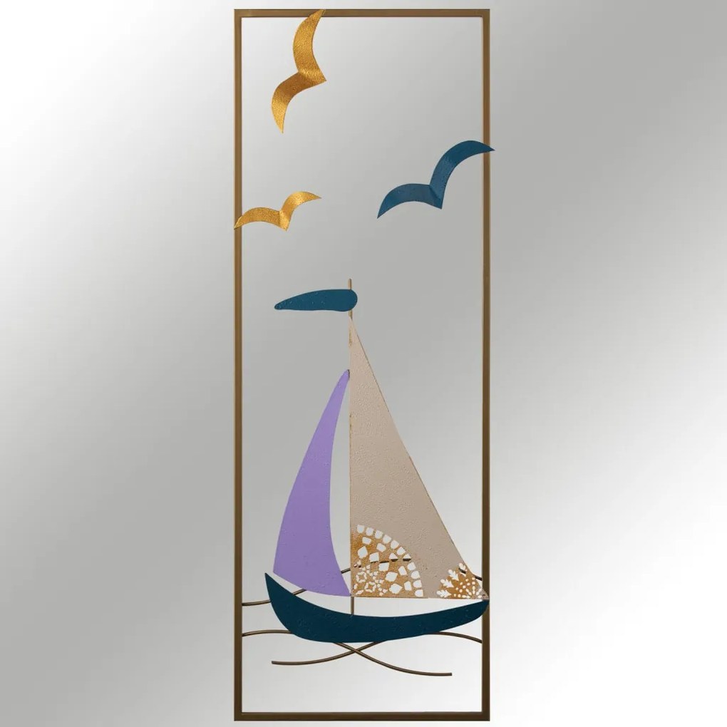 Port fém fali dekoráció, 32×5 cm – TR279ENZ2575