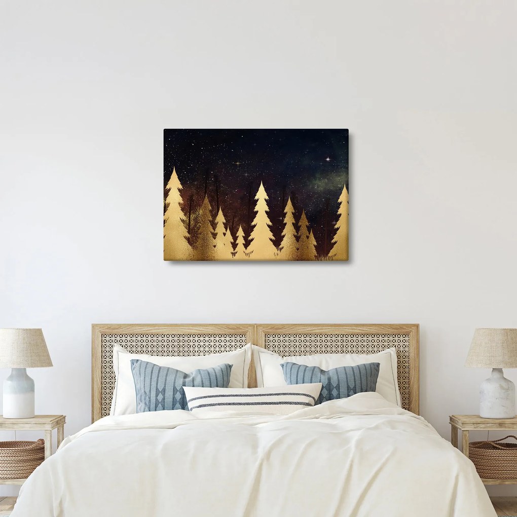Kép - arany éjszaka (70x50 cm)