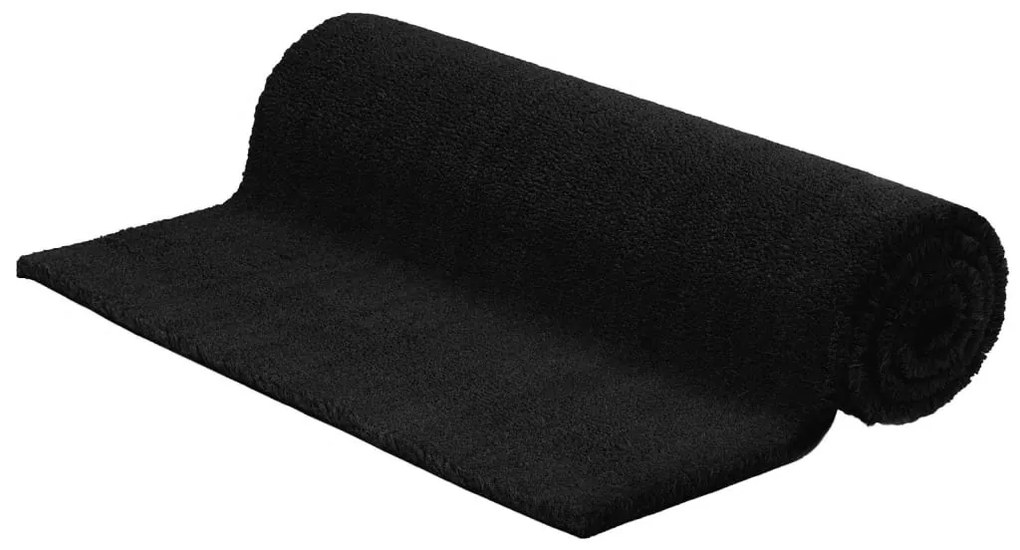 fekete rojtos kókuszrost lábtörlő 100 x 300 cm