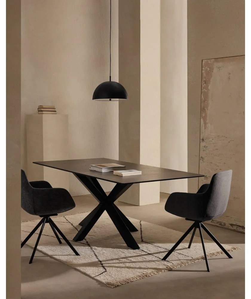 Fekete függőlámpa fém búrával ø 39,5 cm Catlar – Kave Home