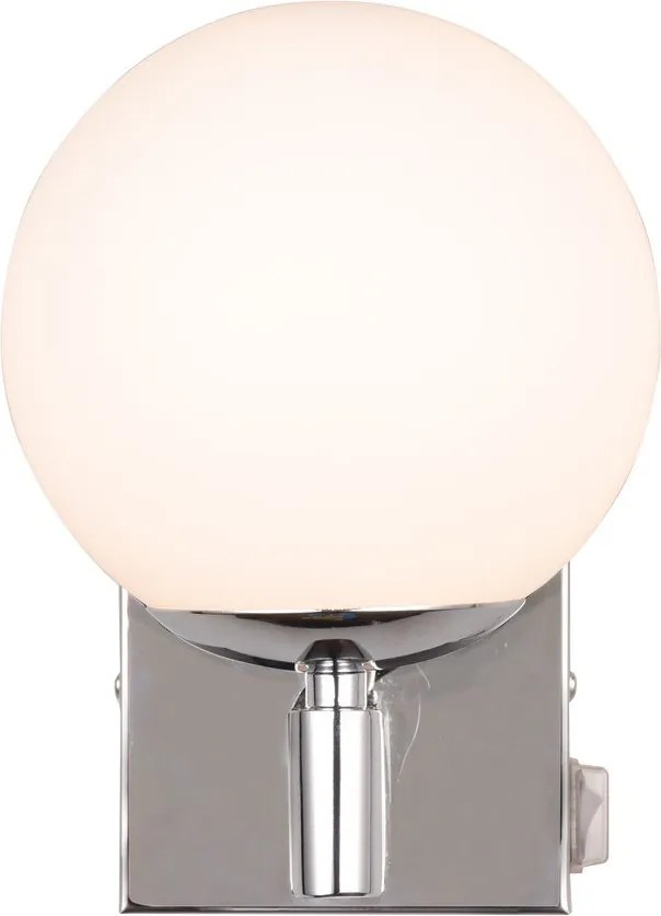 Ezüstszínű fali lámpa ø 14 cm Kula – Trio