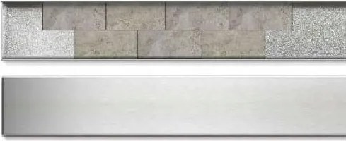 Falra szerelhető lineáris lefolyó 350 KN3 Klasikfloor matt