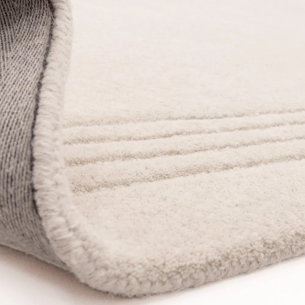 Elefántcsont színű kézi szövésű gyapjú szőnyeg 160x230 cm Orlo Ivory – Asiatic Carpets