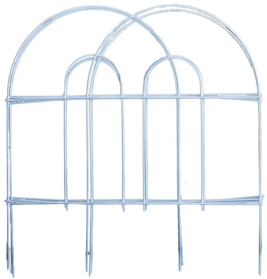 Kerti kerítés fehér, 3 m