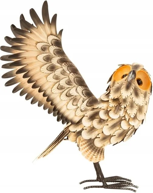 Bagoly Fém kerti dekoráció 43cm