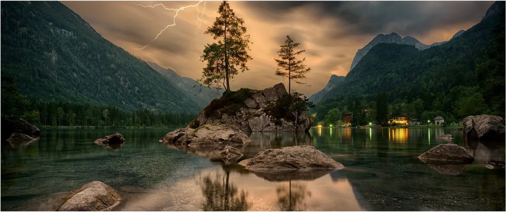 Gyönyörű tájkép (120x50 cm)