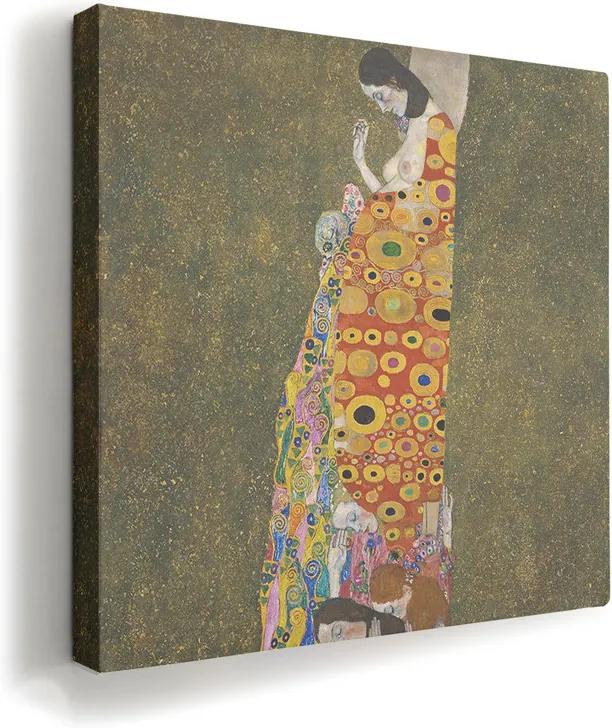 Gustav Klimt: Remélem 1907 vászonkép