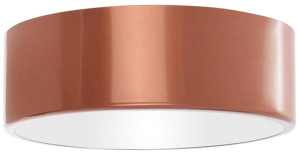 Mennyezeti lámpa érzékelővel CLEO 1xE27/40W/230V á. 20 cm réz