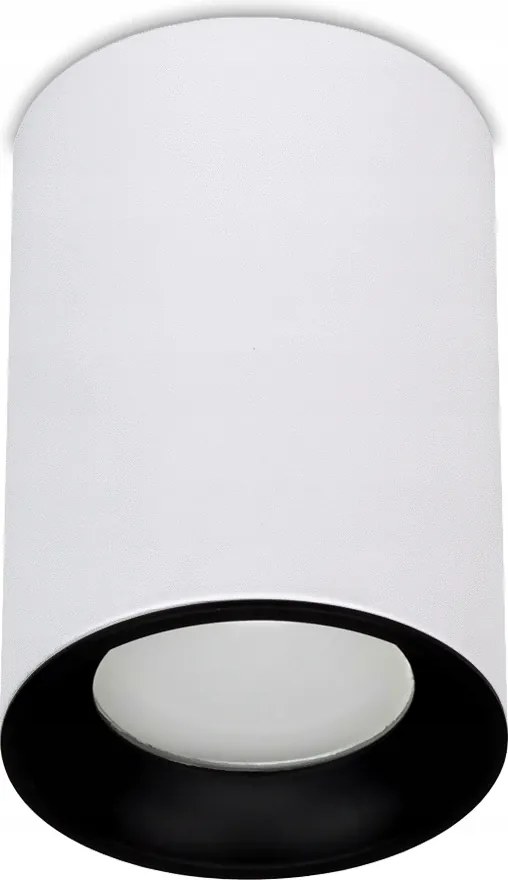 Falra szerelhető mennyezeti lámpatest Tuba Led Fehér Fekete modern spot GU10-hez