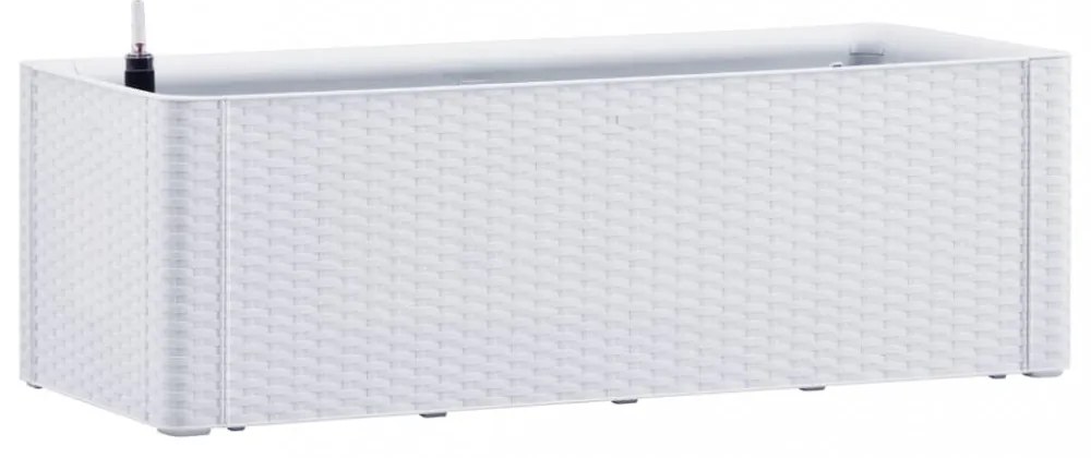fehér kerti magaságyás önöntöző rendszerrel 100 x 43 x 33 cm