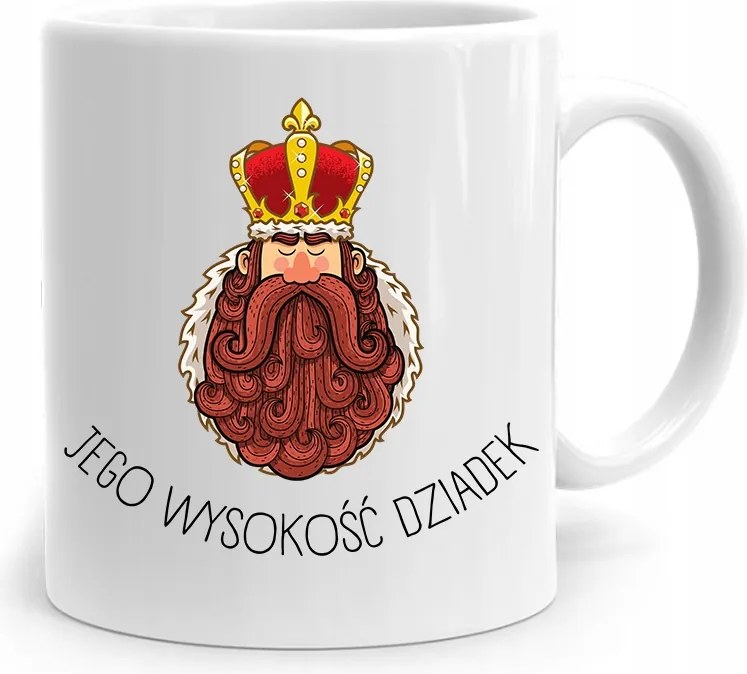 Nagypapa Napi Bögre Őfelsége Nagypapa nyomott mintával, fényképpel