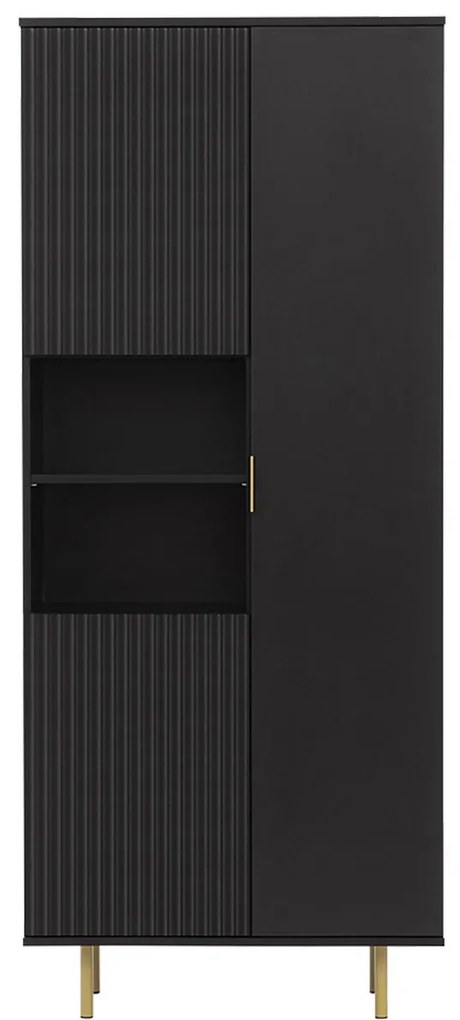 Regál Newelon R3D NW05 (fekete + arany) . 1104874