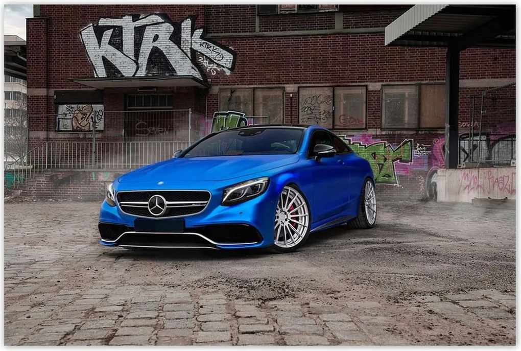 Plakátok 120x80 Mercedes sportautó