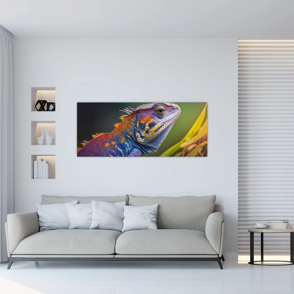 Kép - A színes leguán (120x50 cm)