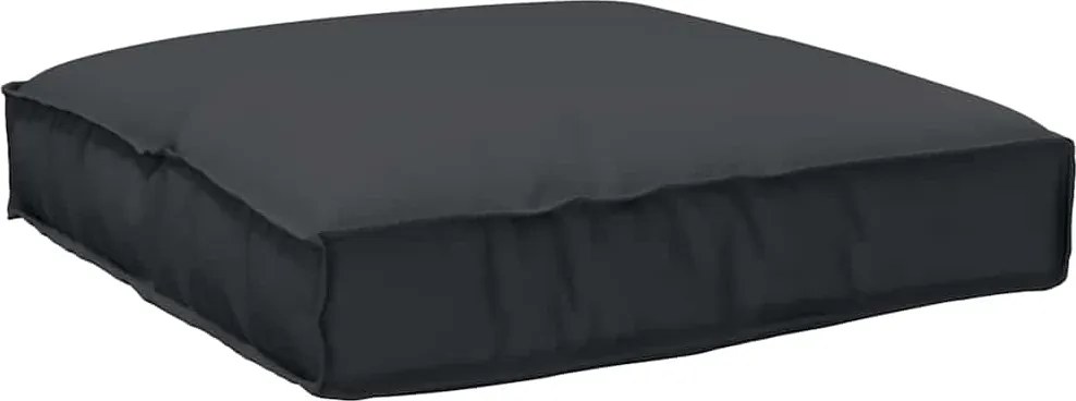 vidaXL Párna Fekete 80 x 80 x 12 cm Oxford Szövet