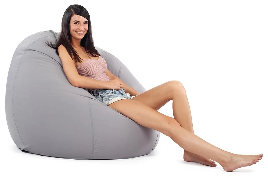 Szürke XXL Babzsákfotel
