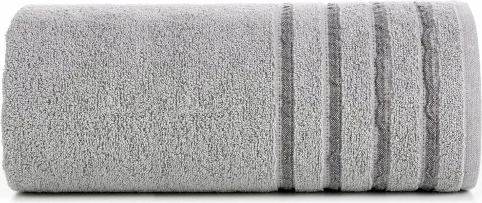 Fürdőlepedő Eurofirany 30x50cm hamuszürke pamut