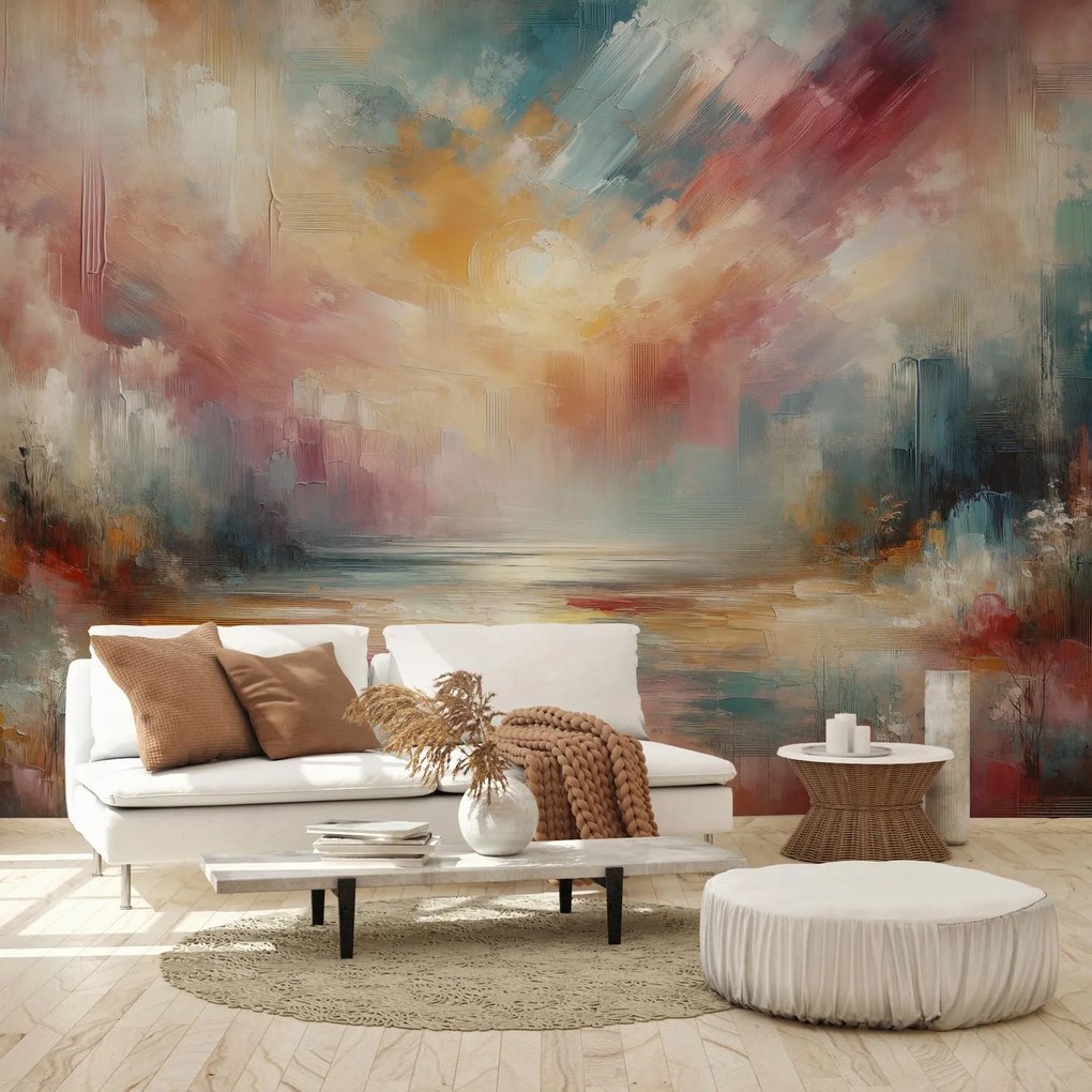 Fotótapéta - Absztrakt naplemente (147x102 cm)