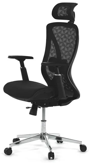 Fekete Hálós Irodai Szék, Szinkron Mechanikával. BK – KA-S258