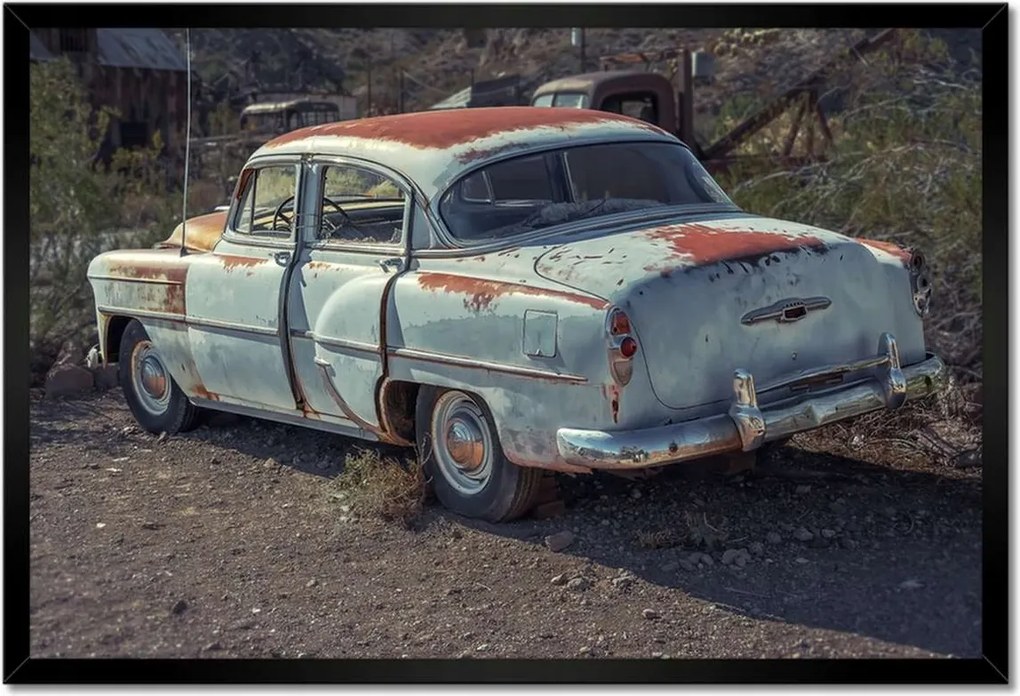 Poszterek keretben 60x40 Rost Style Old Car
