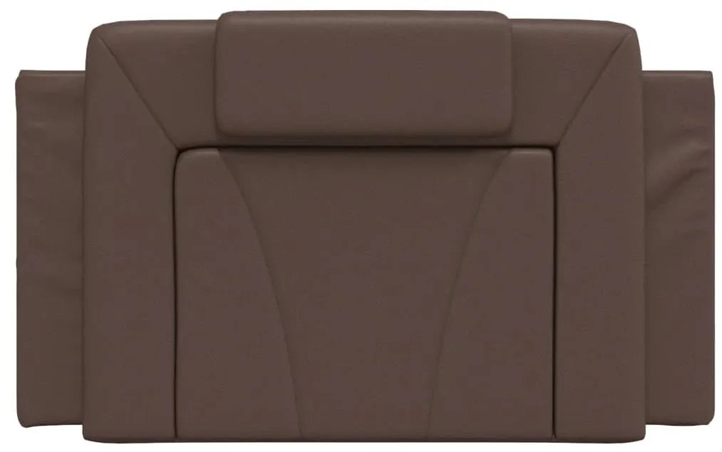 barna műbőr fejtámla párna Viana 80 cm