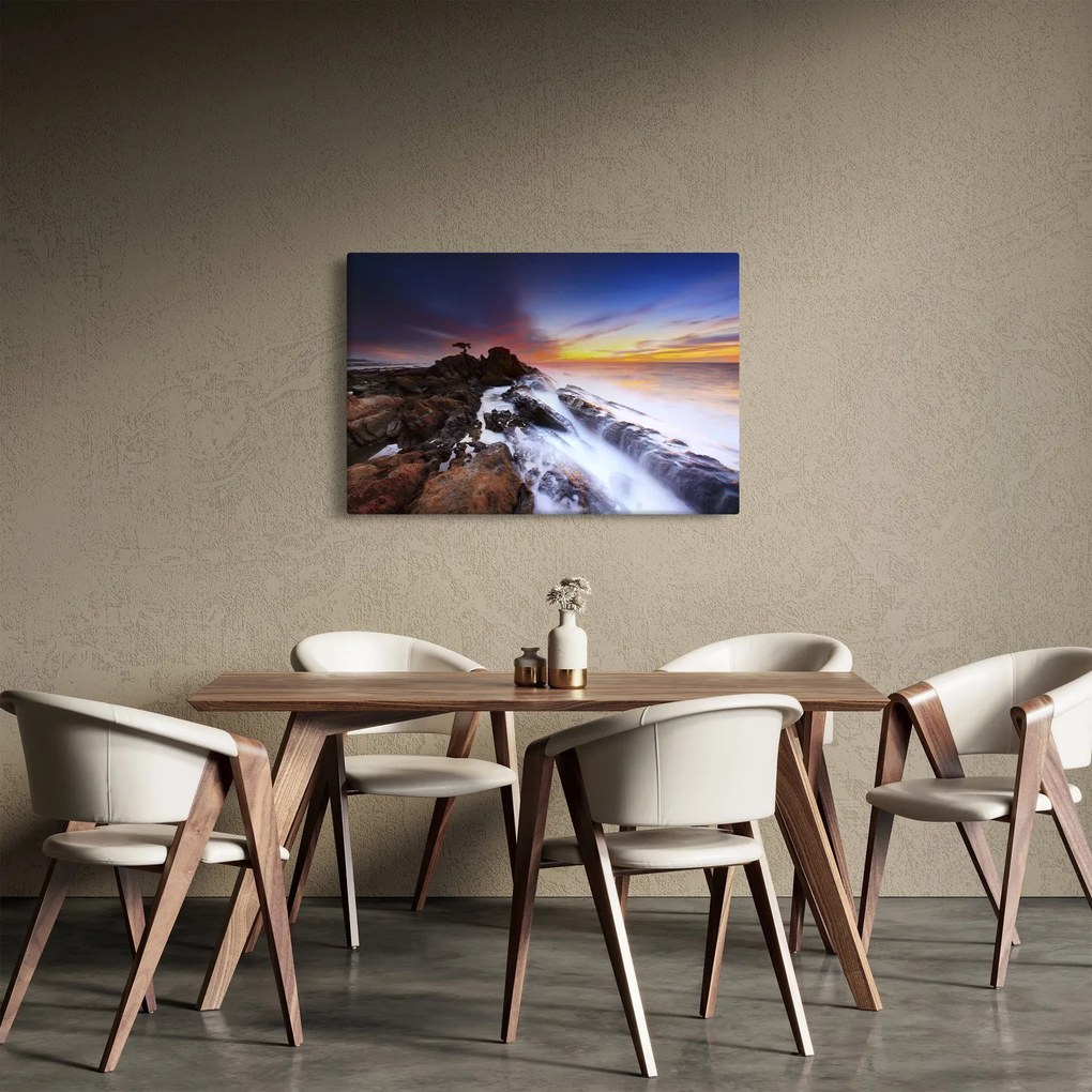 Hegy a ködben képe (90x60 cm)