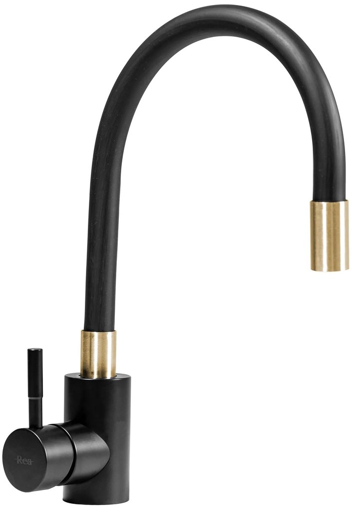 Rea Clever gold black mosogató csaptelep
