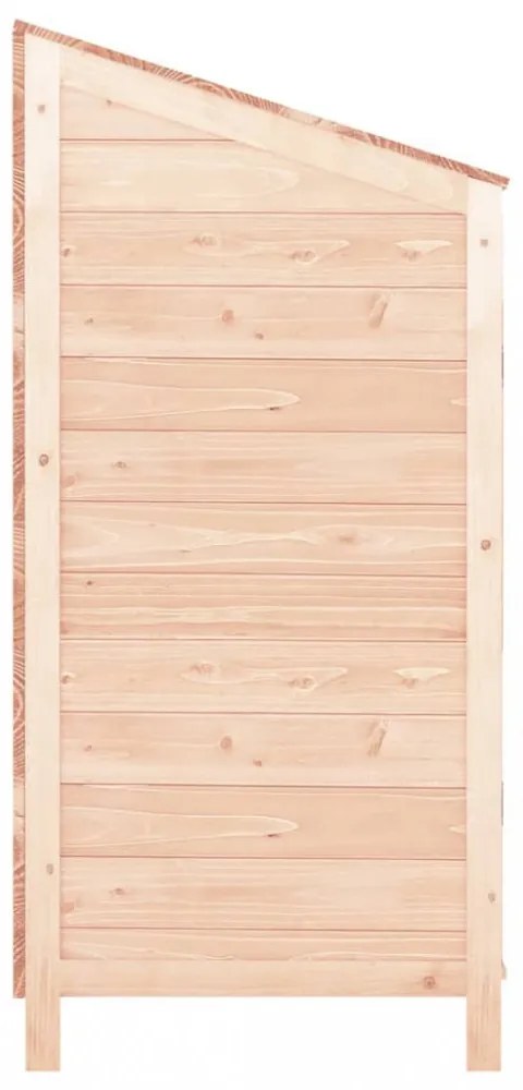 tömör fenyőfa kerti fészer 102 x 52 x 112 cm