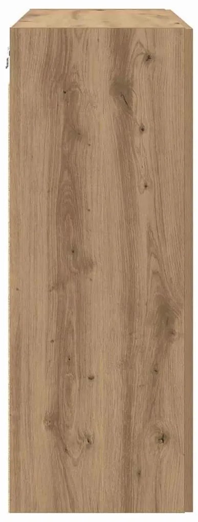 Fali Szekrények 2 pcs kézműves tölgy 69,5 x 34 x 90 cm Faanyag