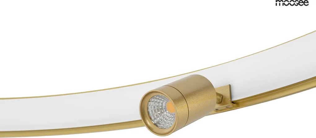 King Home MOOSEE CIRCLE SPOT GOLD MSE010100159 Függőlámpa 1x3W/LED 3000K 3800LM IP20