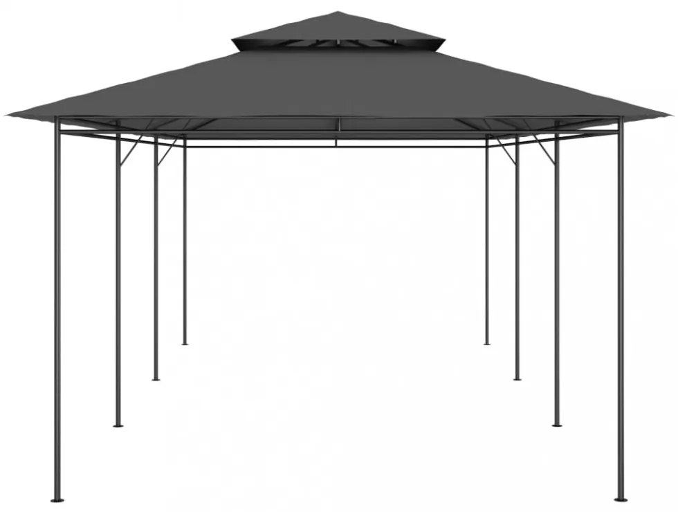 antracitszürke pavilon 600 x 298 x 270 cm
