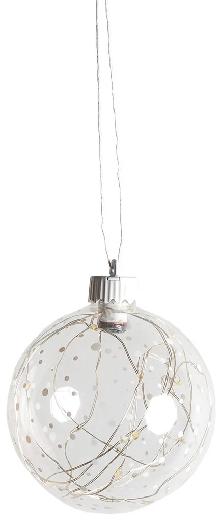 LED fénygömb pöttyökkel