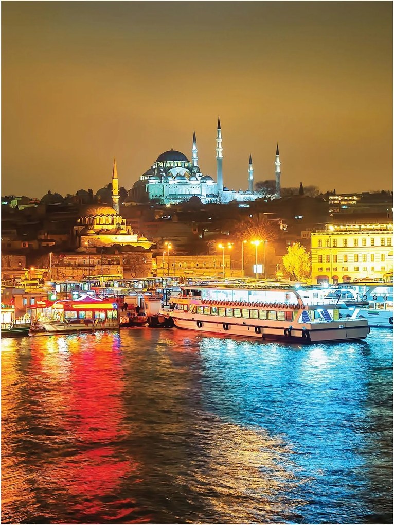 Fotótapéta tenger város éjszaka fotótapéta 206 x 275