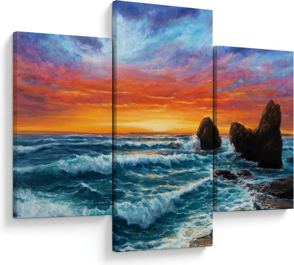 Kép - naplemente (90x60 cm)