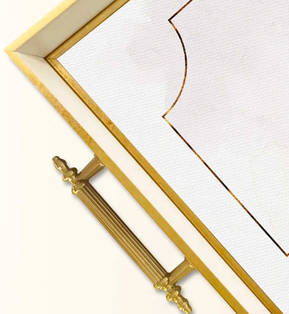 Üveg tálca, 38×24 cm – TPB9824