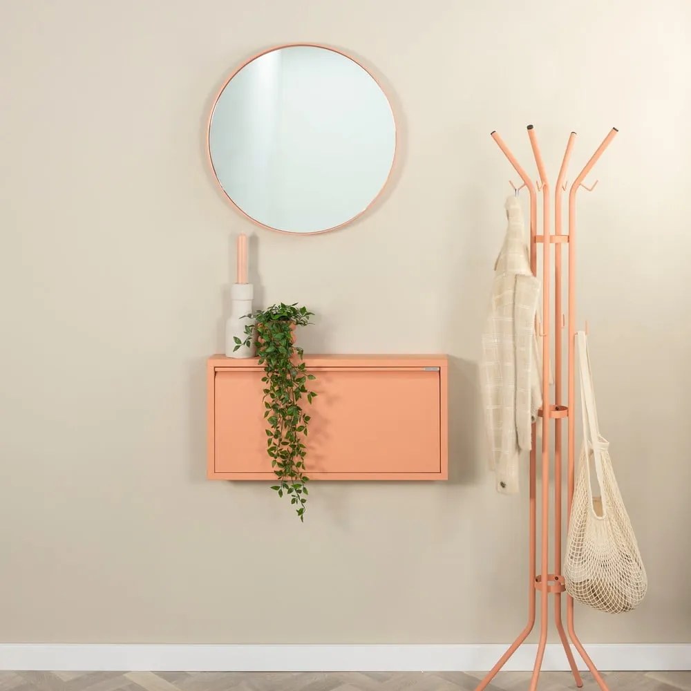 Lazacszínű fém billenő ajtós cipőtartó 75x37,5x12,5 cm Billy – Spinder Design