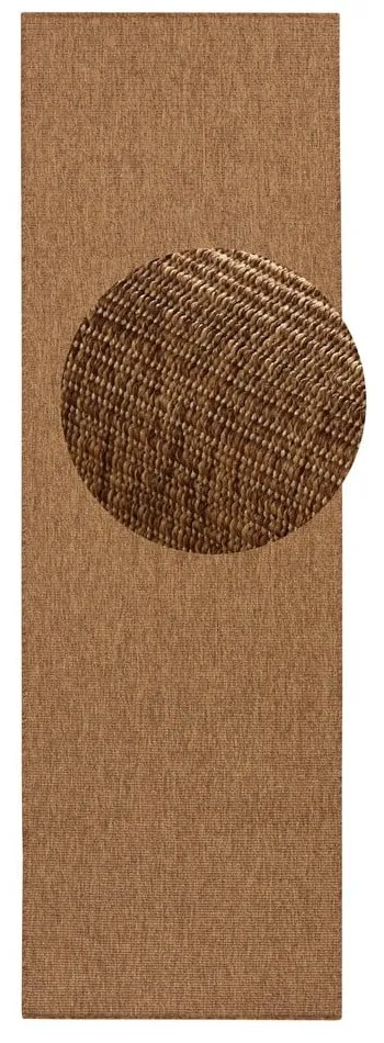 Barna kültéri-beltéri futószőnyeg 80x250 cm Nature – Hanse Home