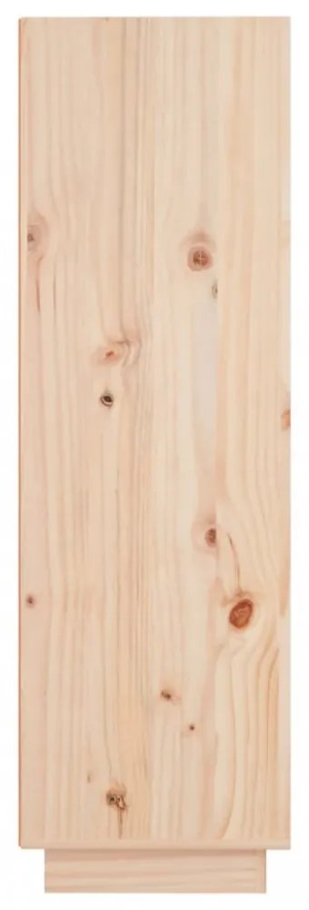 tömör fenyőfa magasszekrény 37 x 34 x 110 cm