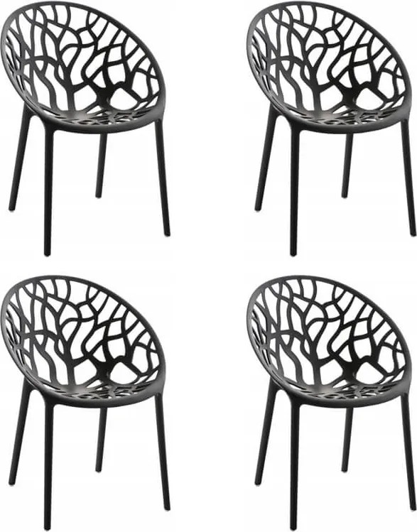 Norton szék Fekete 4 db N