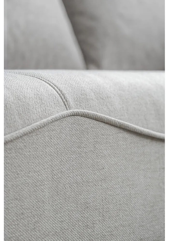 Krémszínű kinyitható sarokkanapé (variálható) Homely Tommy – Miuform