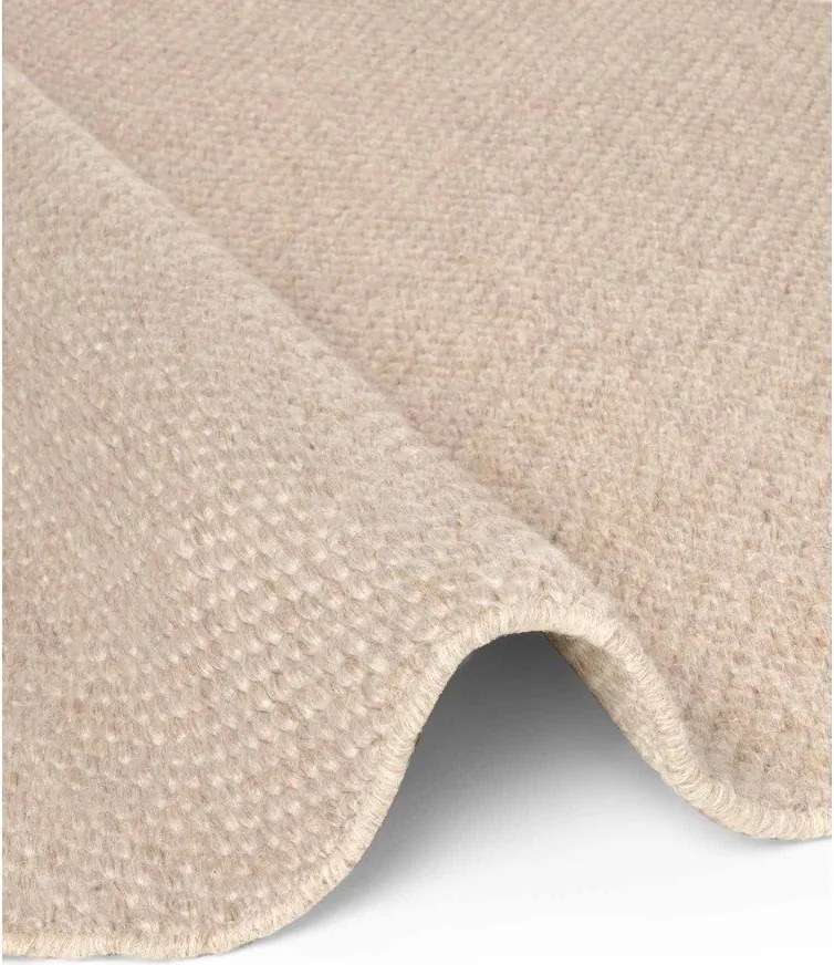 Bézs kézi szövésű gyapjú kerek szőnyeg ø 160 cm Lyon Beans – Elle Decoration