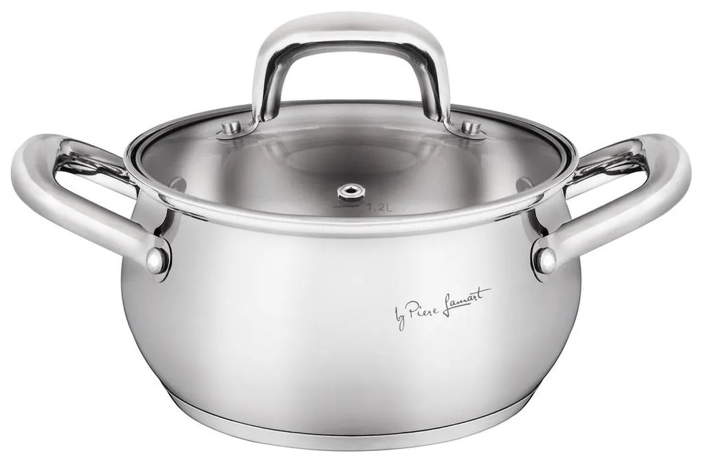 Lamart - Fazék fedővel 16 cm rozsdamentes acél