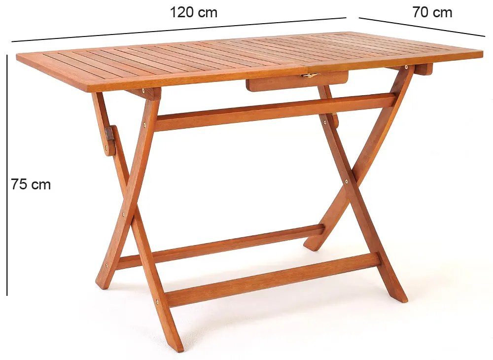 Deuba Sydney 1+4 fa garnitúra - akác