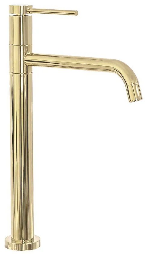 Fürdőszobai csaptelep Rea Lugano Slim Gold High